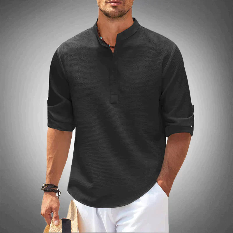 Meadowsworth™ | Refined Classic Men's Dress Shirt – Elegant Canadian Style