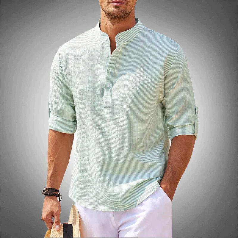 Meadowsworth™ | Refined Classic Men's Dress Shirt – Elegant Canadian Style
