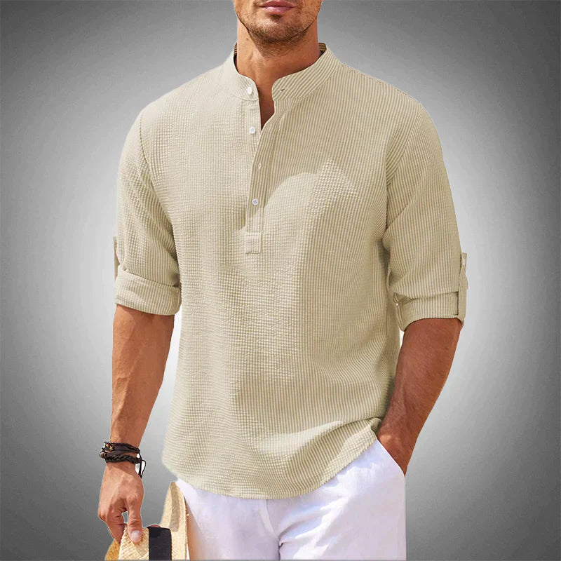 Meadowsworth™ | Refined Classic Men's Dress Shirt – Elegant Canadian Style