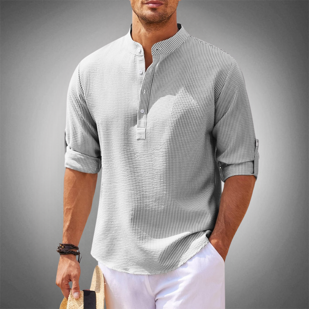 Meadowsworth™ | Refined Classic Men's Dress Shirt – Elegant Canadian Style