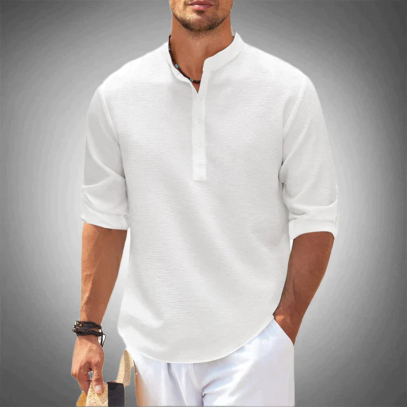 Meadowsworth™ | Refined Classic Men's Dress Shirt – Elegant Canadian Style